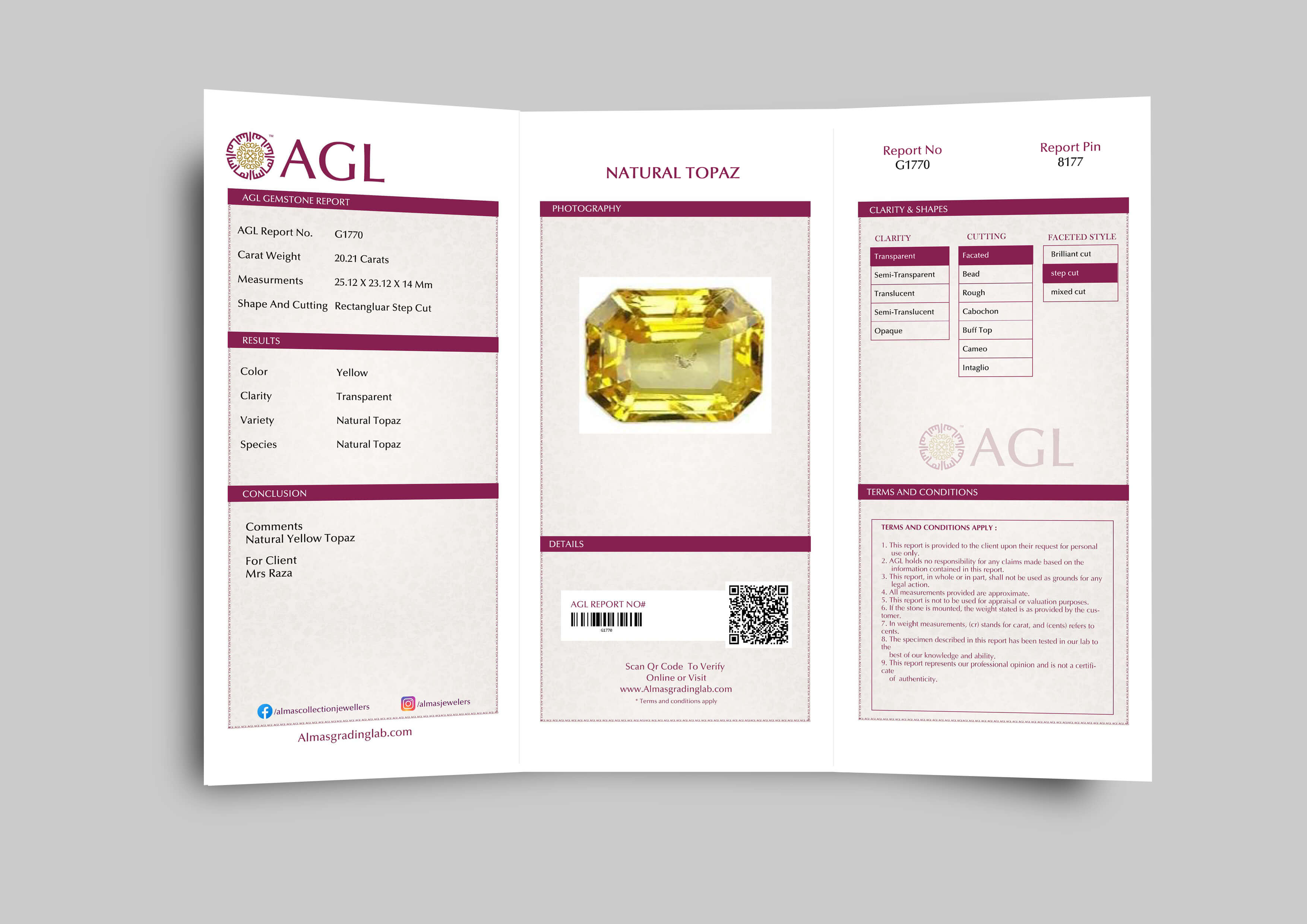 Gemstone Detailed Report